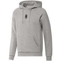 Men's adidas Heathered Gray Minnesota United FC Travel Raglan Pullover Hoodie