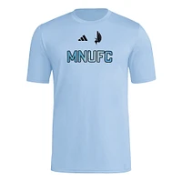 Men's adidas  Light Blue Minnesota United FC 2025 Jersey Hook AEROREADY T-Shirt