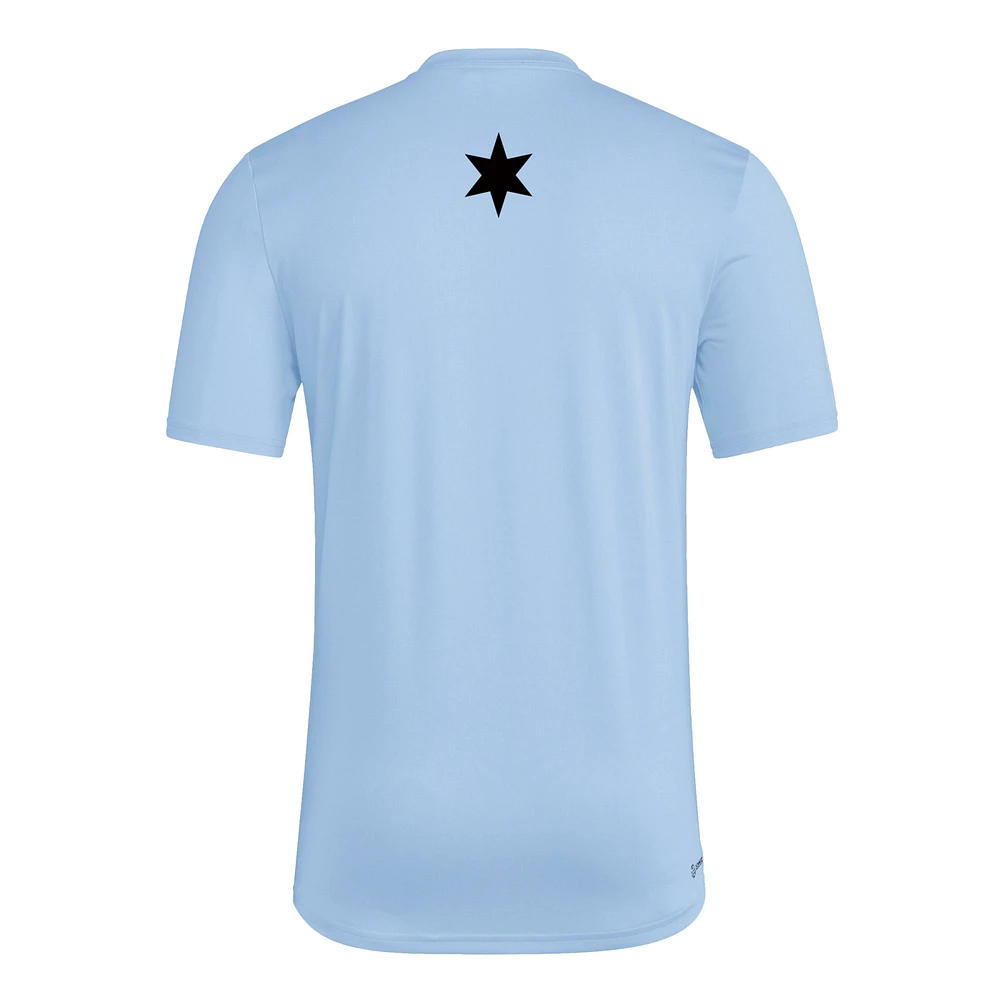 Men's adidas  Light Blue Minnesota United FC 2025 Jersey Hook AEROREADY T-Shirt
