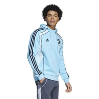 Men's adidas Light Blue Minnesota United FC 2025 Travel Pullover Hoodie