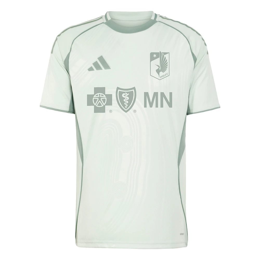 Men's adidas Light Green Minnesota United FC 2025 One Planet Pre-Match Top