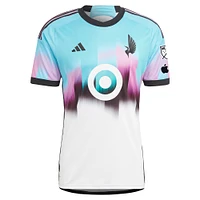 Adidas Michael Boxall Blanc Minnesota United FC 2023 The Northern Lights Kit Authentique Maillot