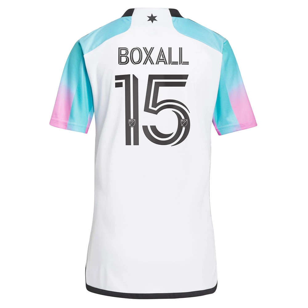 Adidas Michael Boxall Blanc Minnesota United FC 2023 The Northern Lights Kit Réplique Maillot