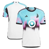 Men's adidas White Minnesota United FC 2023 The Northern Lights Kit Authentic Jersey