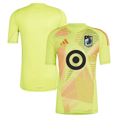 Maillot de gardien but adidas Minnesota United FC 2024 pour homme, jaune