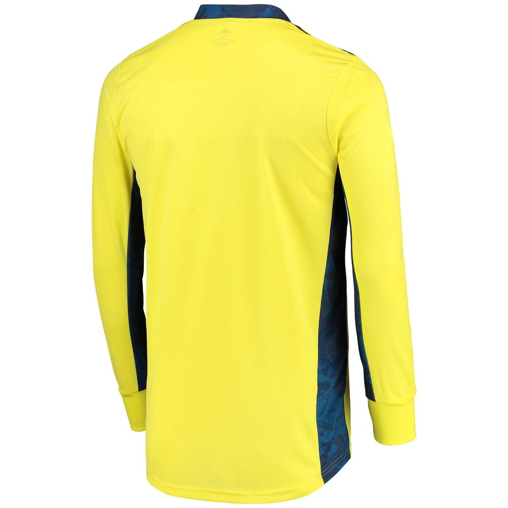 Men's adidas Yellow Minnesota United FC Replica Goalkeeper Long Sleeve Jersey