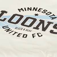 T-shirt décontracté épais crème pour hommes du Minnesota United FC des années 90