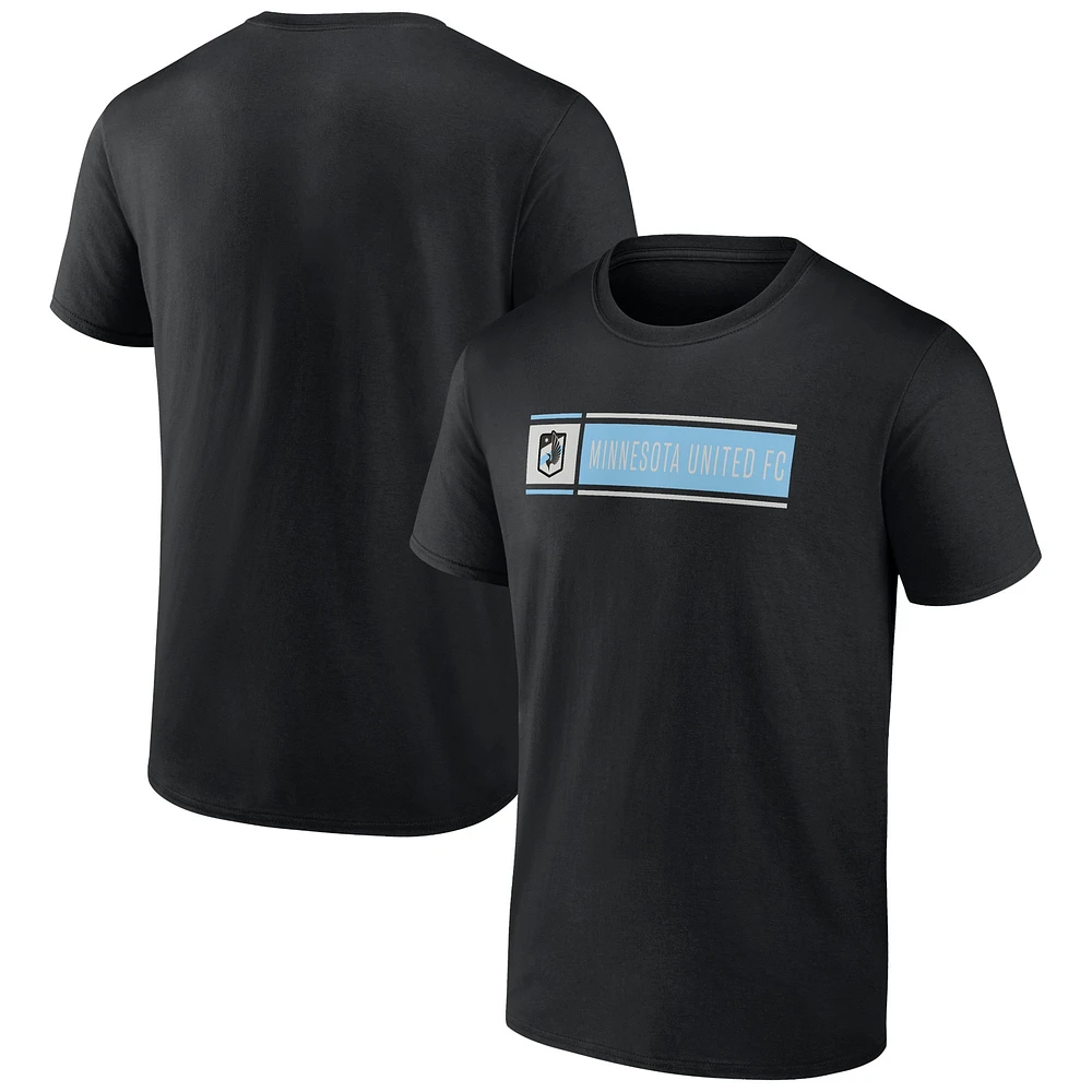 T-shirt noir Fanatics Minnesota United FC Block pour hommes