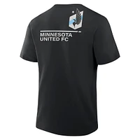 Men's Fanatics  Black Minnesota United FC Corner Kick Legacy T-Shirt