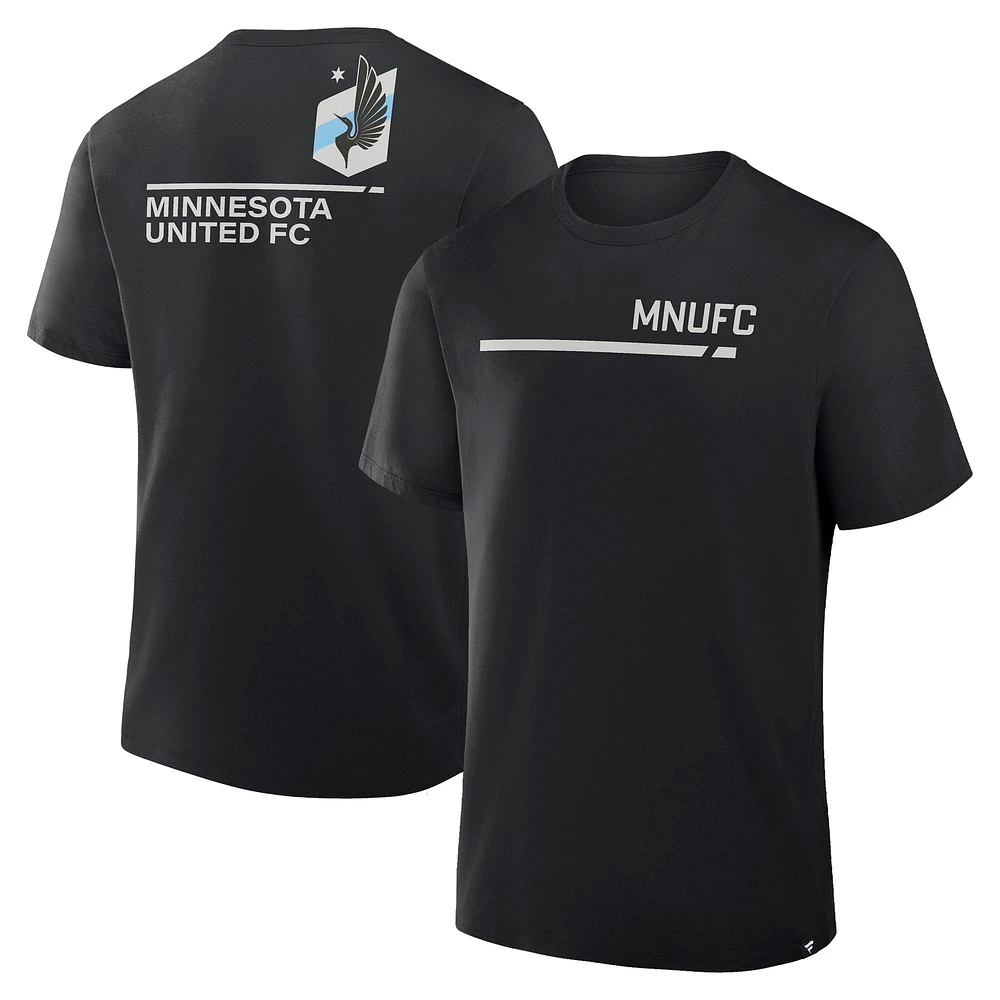 T-shirt noir pour homme Fanatics Minnesota United FC Corner Kick Legacy