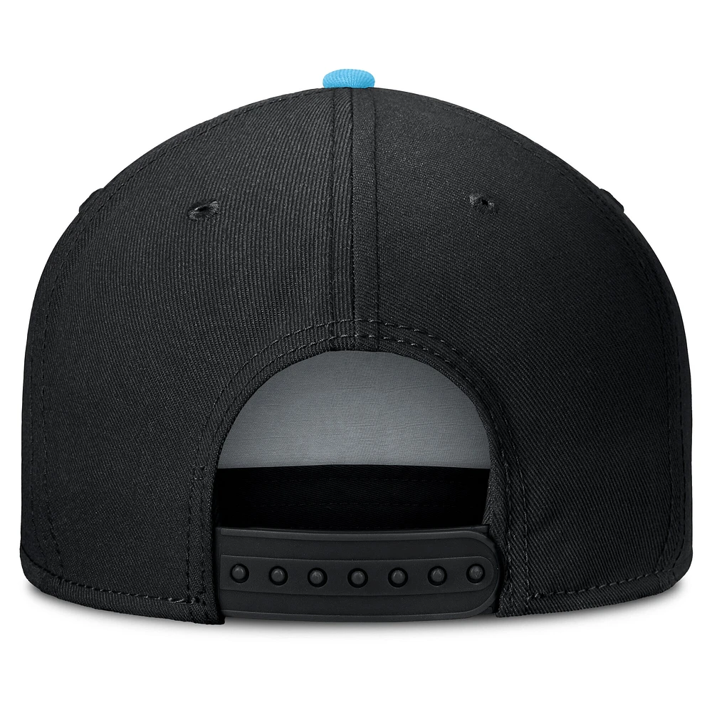 Men's Fanatics Black Minnesota United FC Mezzala Snapback Hat