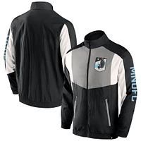 Men's Fanatics  Black Minnesota United FC Net Goal Raglan Full-Zip Track Jacket