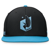 Casquette snapback noire Minnesota United FC Sitter pour homme