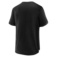 T-shirt Fanatics noir Minnesota United FC pour homme avec attaquant dans le temps d'arrêt