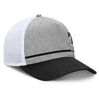 Men's Fanatics Heather Gray Minnesota United FC Low Block Trucker Adjustable Hat