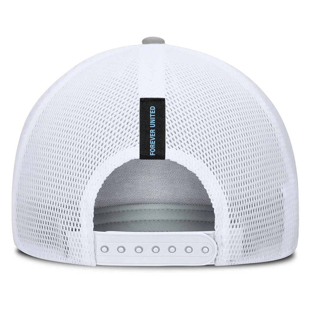 Men's Fanatics Heather Gray Minnesota United FC Low Block Trucker Adjustable Hat
