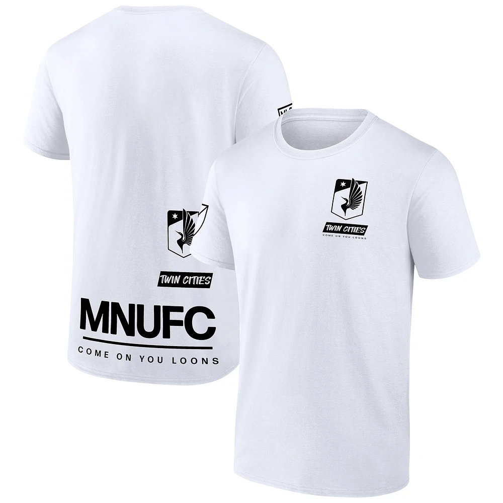 T-shirt blanc Team Success du Minnesota United FC de marque Fanatics pour homme