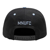 Men's Minnesota United FC Black Bankroll Snapback Hat