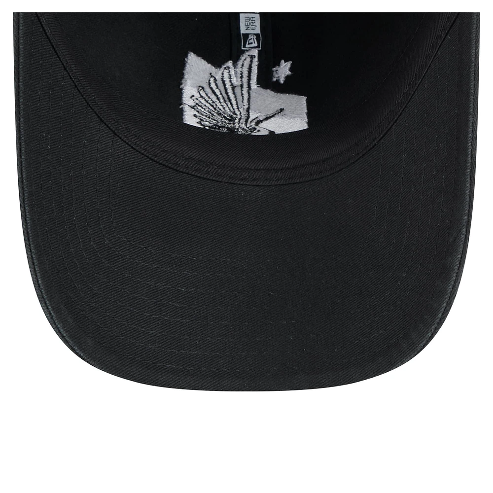 Men's New Era  Black Minnesota United FC 2025 Kickoff 9TWENTY Adjustable Hat