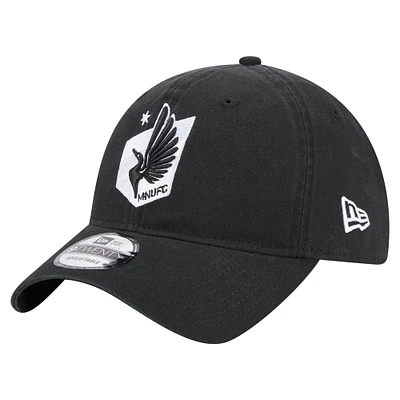 Men's New Era  Black Minnesota United FC 2025 Kickoff 9TWENTY Adjustable Hat