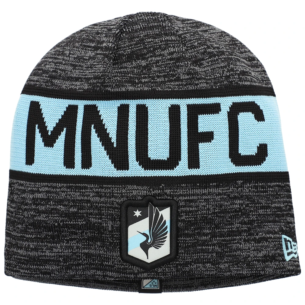 Men's New Era Black Minnesota United FC 2025 Kickoff Beanie