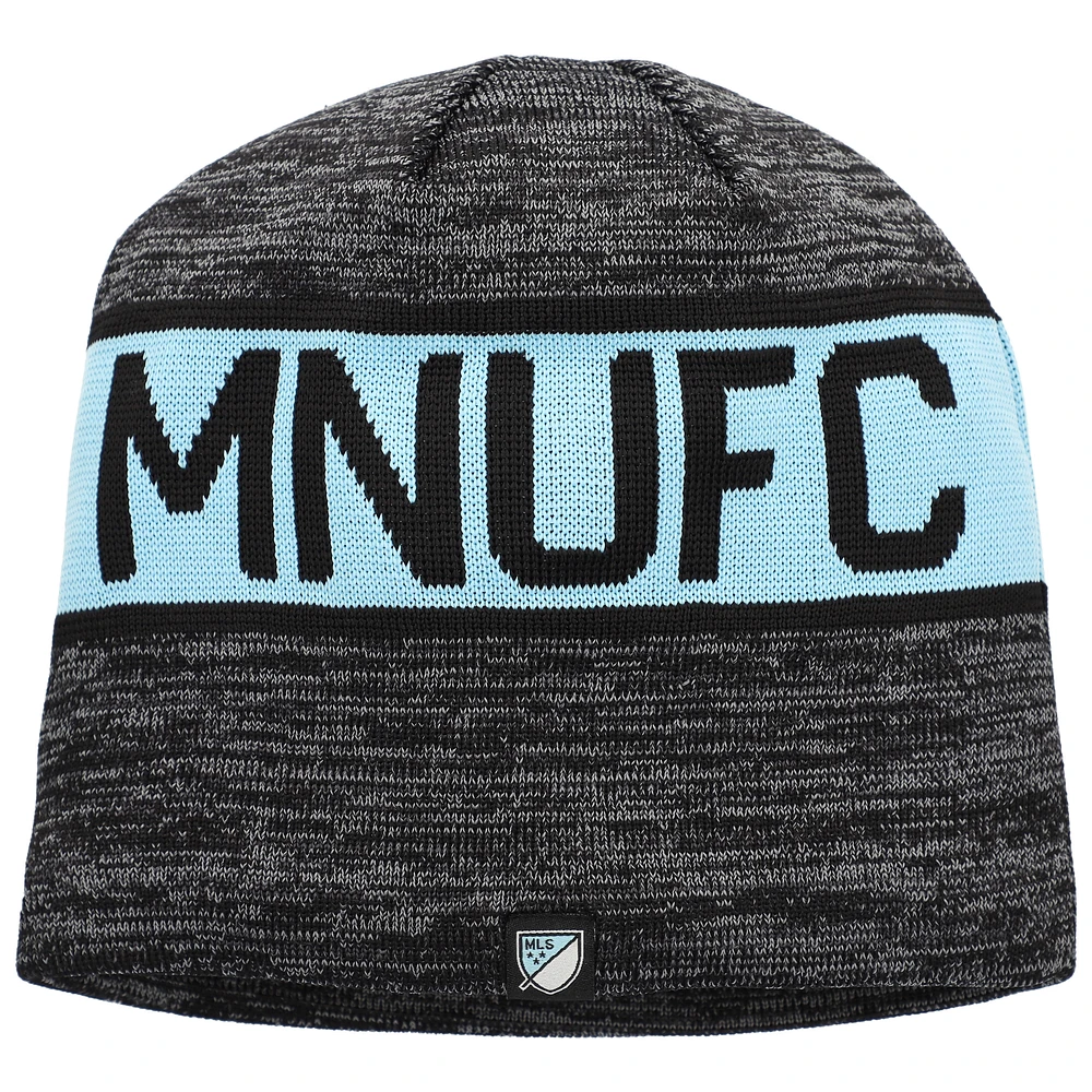 Men's New Era Black Minnesota United FC 2025 Kickoff Beanie