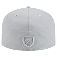 Men's New Era Gray Minnesota United FC Color Pack A-Frame 59FIFTY Fitted Hat