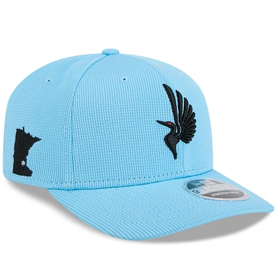 Men's New Era  Light Blue Minnesota United FC 2025 Jersey Hook 9SEVENTY Stretch-Snap Hat