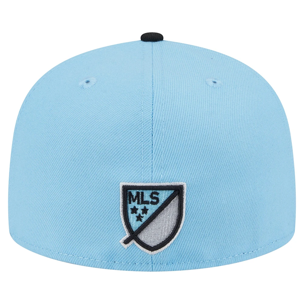 Men's New Era  Light Blue Minnesota United FC 2025 Kickoff 59FIFTY Fitted Hat