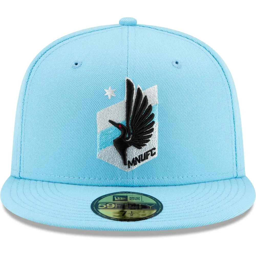 Men's Minnesota United FC New Era Light Blue Basic 59FIFTY Fitted Hat