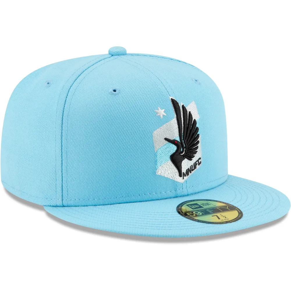 Men's Minnesota United FC New Era Light Blue Basic 59FIFTY Fitted Hat