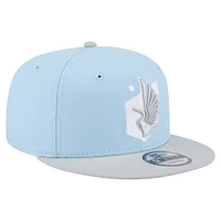 Men's New Era Light Blue Minnesota United FC Color Pack Two-Tone 9FIFTY Snapback Hat