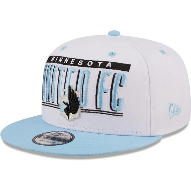 Men's New Era White/Navy Minnesota Timberwolves Retro Title 9FIFTY