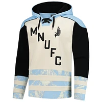 Men's Sport Design Sweden  Cream Minnesota United FC 2025 Jersey Hook Hockey Hoodie