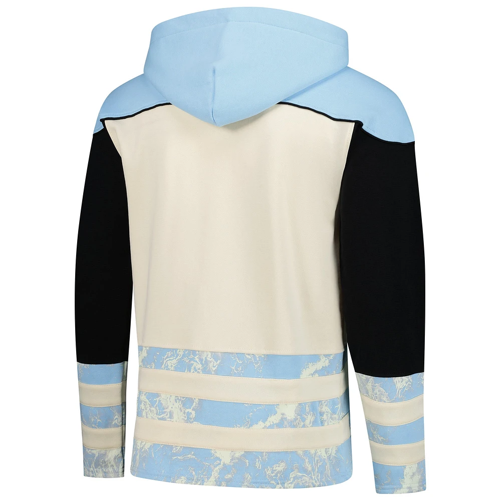 Men's Sport Design Sweden  Cream Minnesota United FC 2025 Jersey Hook Hockey Hoodie