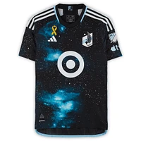 Miguel Tapias Minnesota United FC Autographed Match-Used #4 Black adidas Jersey from the 2024 MLS Season - Size M