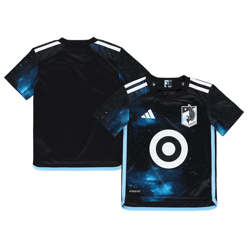 Toddler adidas Black Minnesota United FC 2024 AEROREADY Team Jersey