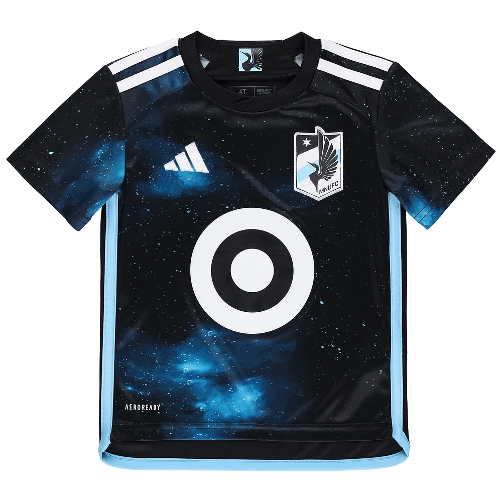 Toddler adidas Black Minnesota United FC 2024 AEROREADY Team Jersey