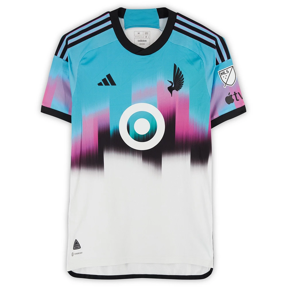 Wil Trapp Minnesota United FC Autographed Match-Used #20 White adidas Jersey from the 2024 MLS Season - Size M