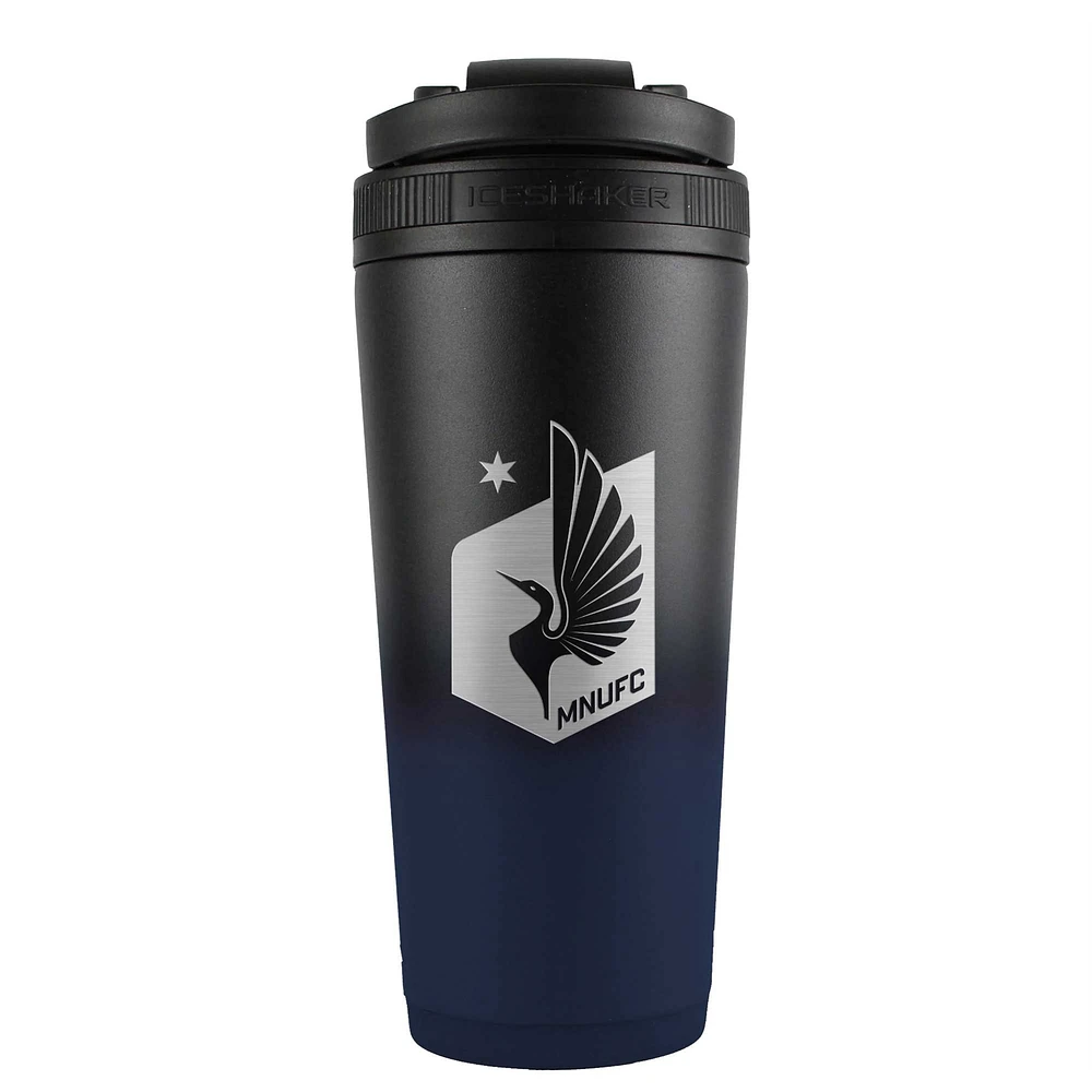 WinCraft Minnesota United FC 26oz. Bouteille mélangeur à shaker à glace en acier inoxydable Ombre