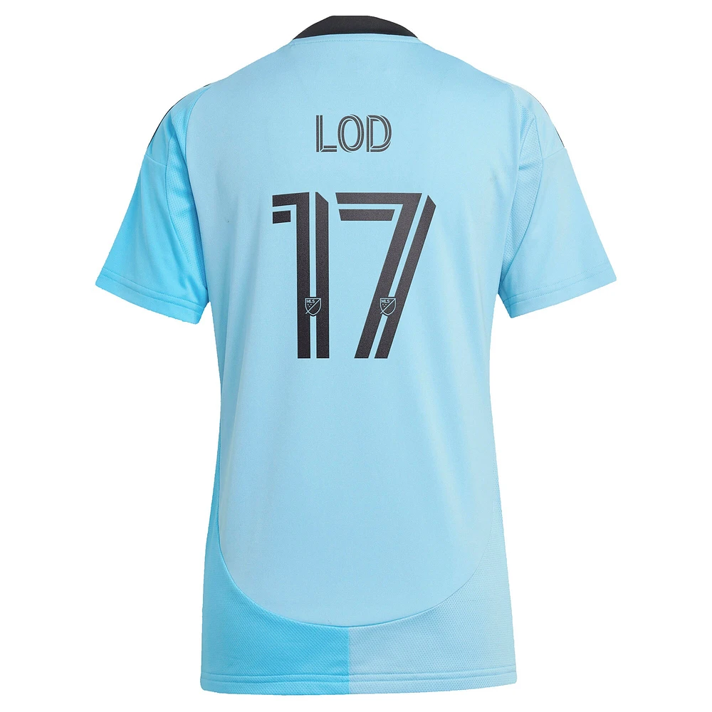 Maillot de joueur réplique adidas Robin Lod bleu Minnesota United FC 2025 CONVERGENCE pour femme