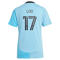 Maillot de joueur réplique adidas Robin Lod bleu Minnesota United FC 2025 CONVERGENCE pour femme