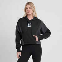 Women's Fanatics Black Minnesota United FC Oversized Legacy Goalkeeper Pullover Hoodie