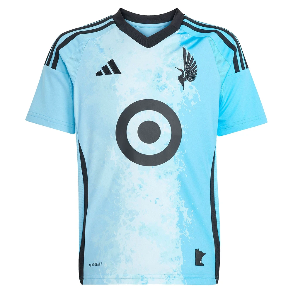 Youth adidas  Blue Minnesota United FC 2025 CONVERGENCE Replica Jersey