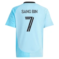 Youth adidas Jeong Sang-bin Blue Minnesota United FC 2025 CONVERGENCE Replica Player Jersey