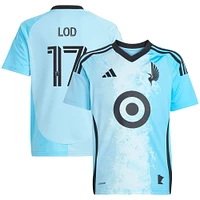 Youth adidas Robin Lod Blue Minnesota United FC 2025 CONVERGENCE Replica Player Jersey