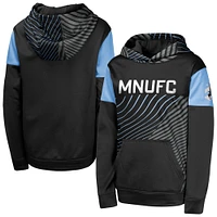 Youth Black Minnesota United FC Unbeatable Pullover Hoodie