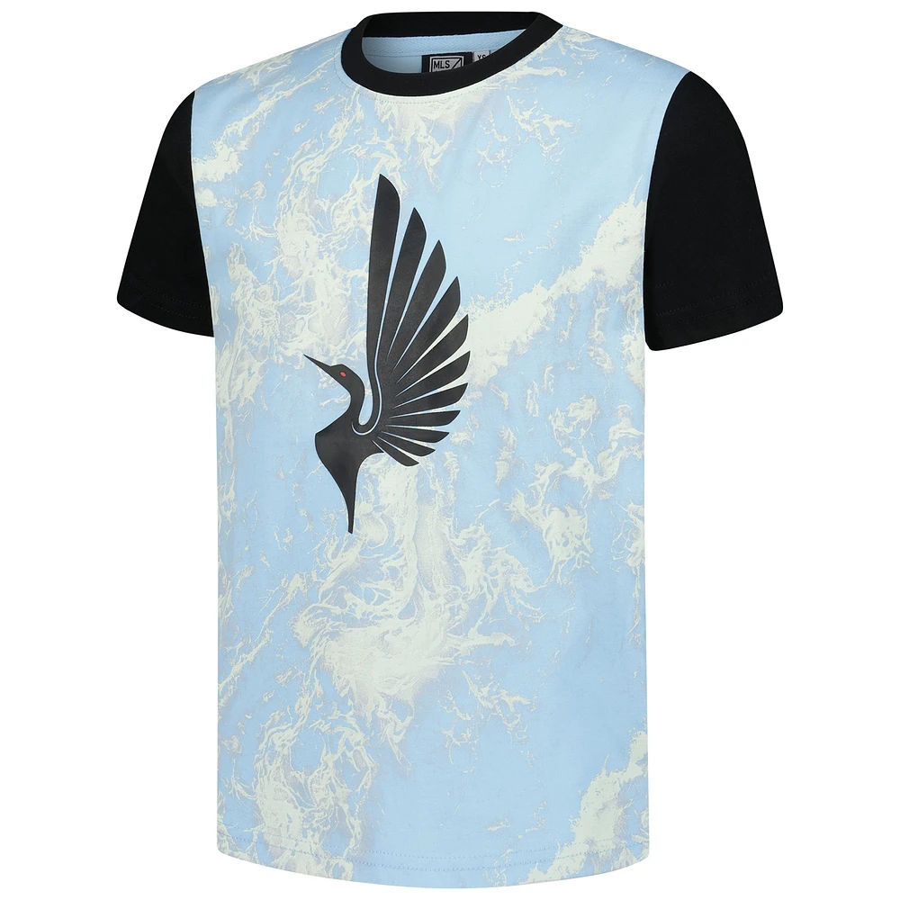 Youth Light Blue Minnesota United FC 2025 Jersey Hook Relaxed T-Shirt