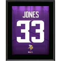Aaron Jones Minnesota Vikings 10.5" x 13" Jersey Number Sublimated Player Plaque