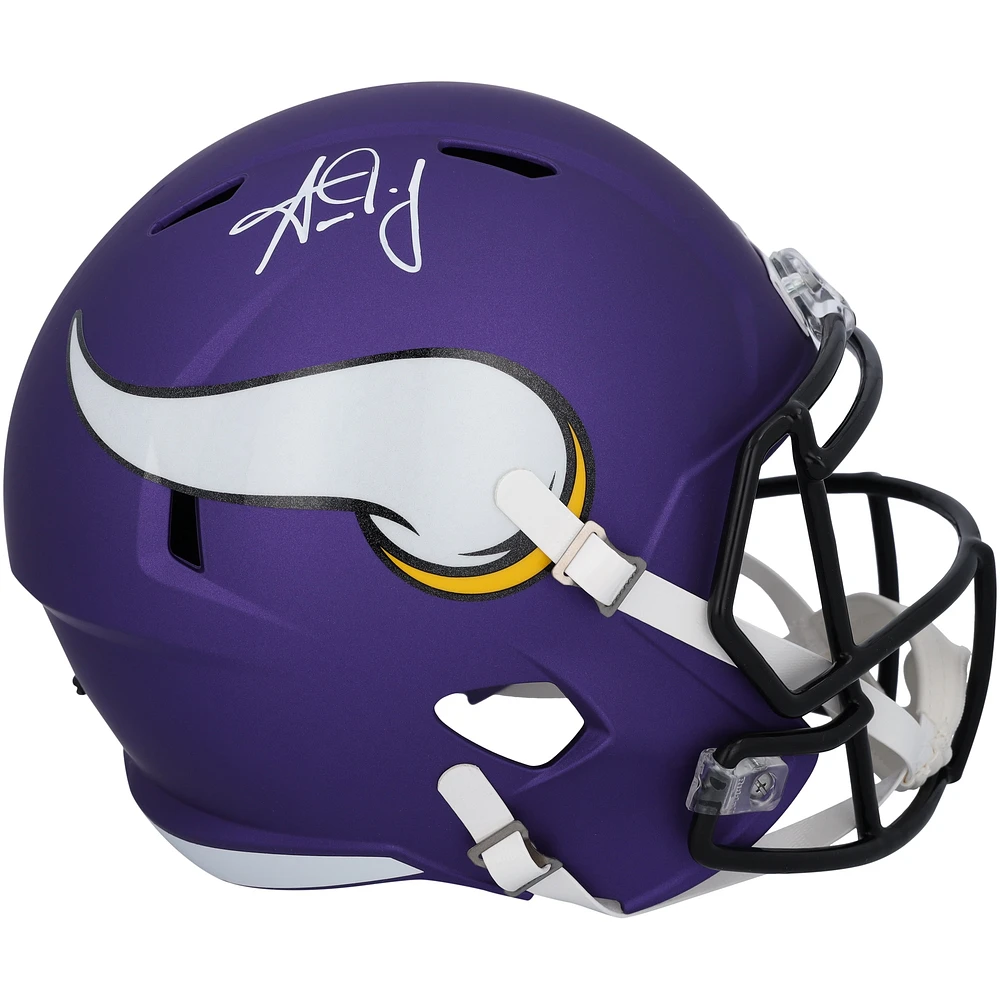Aaron Jones Minnesota Vikings Autographed Speed Replica Helmet